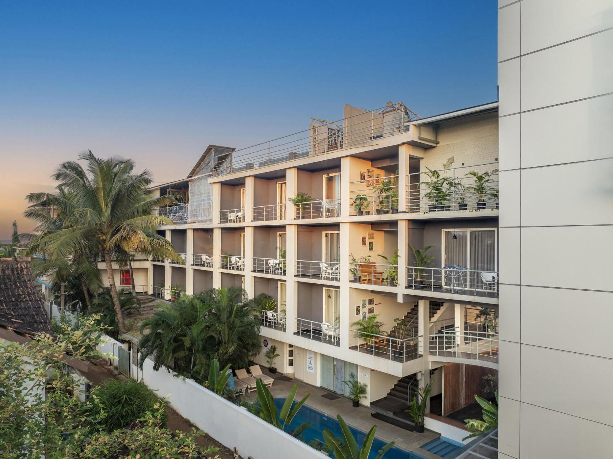 מלון Echor Samara Morjim Goa Sea View Restro מראה חיצוני תמונה