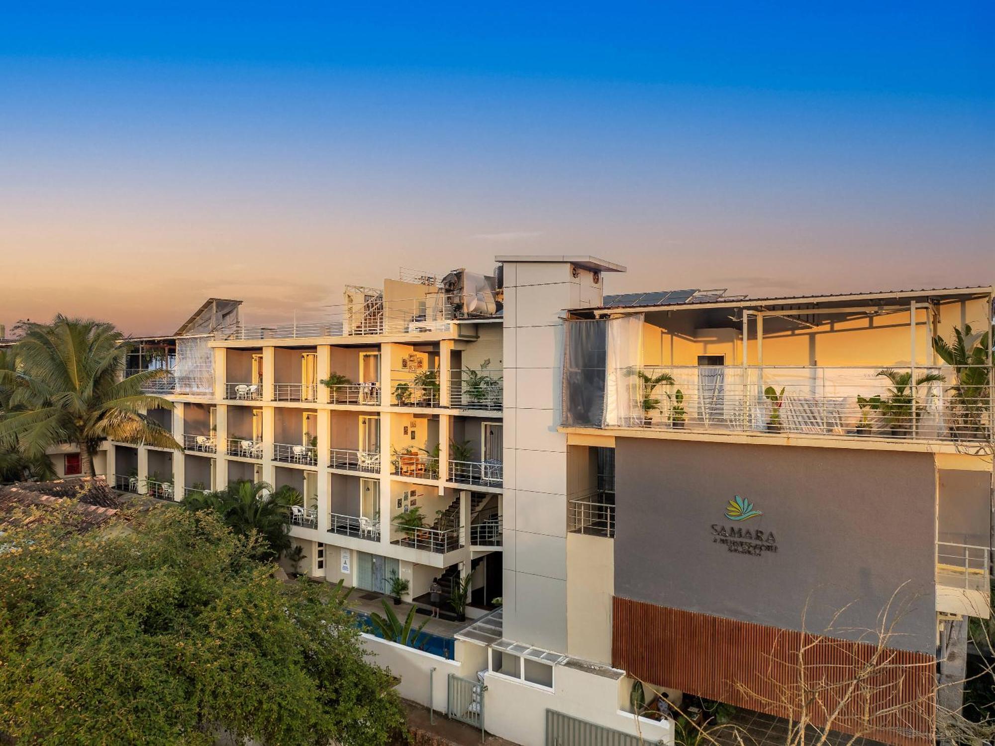 מלון Echor Samara Morjim Goa Sea View Restro מראה חיצוני תמונה