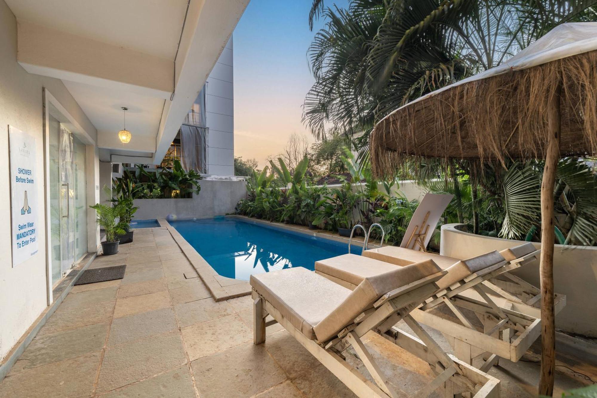 מלון Echor Samara Morjim Goa Sea View Restro מראה חיצוני תמונה